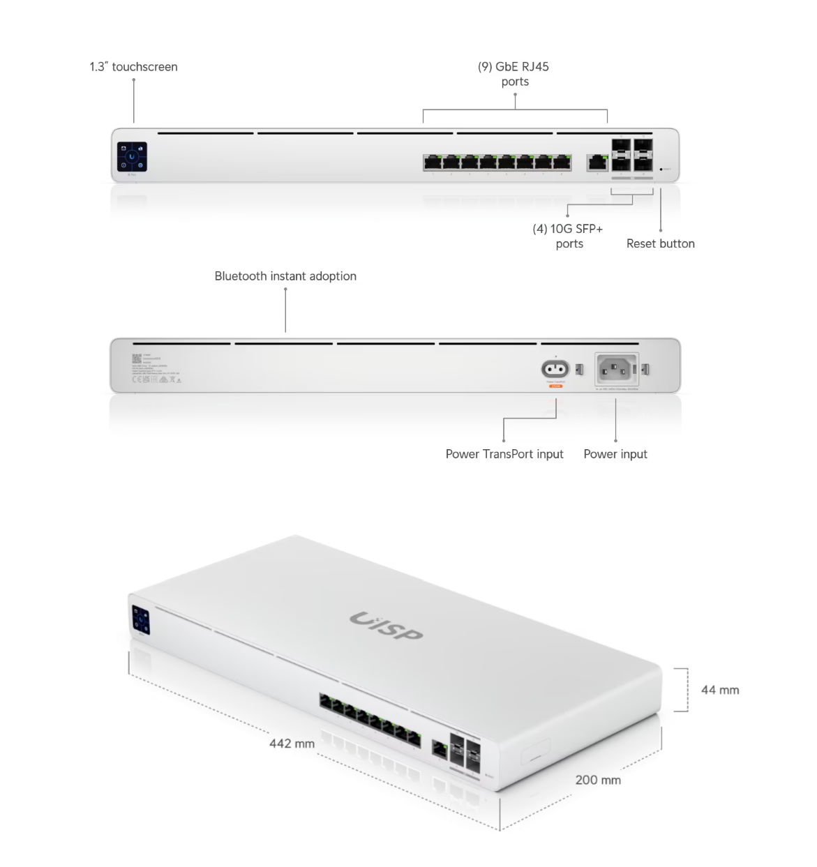 A large marketing image providing additional information about the product Ubiquiti UISP Router Professional - Additional alt info not provided